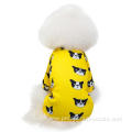 Fashionable printing designers winter cotton dog clothes